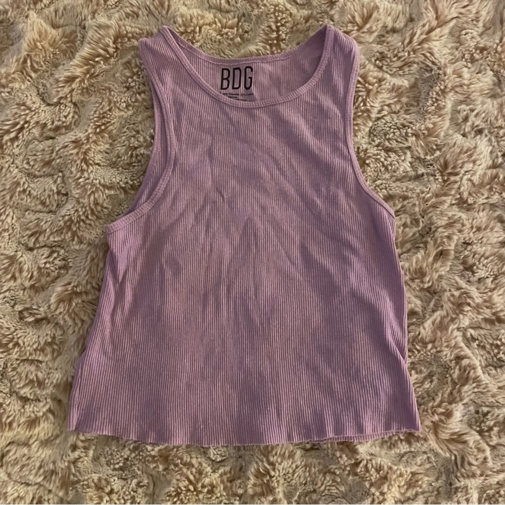 BDG purple godfather tank urban outfitters